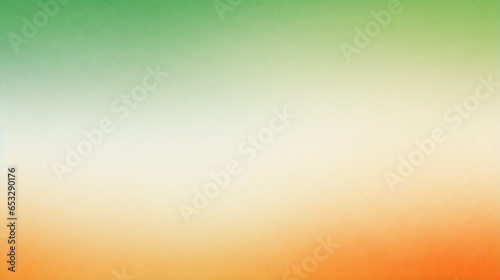 Orange, white and green colors background. Blurred noise texture effect. Web banner