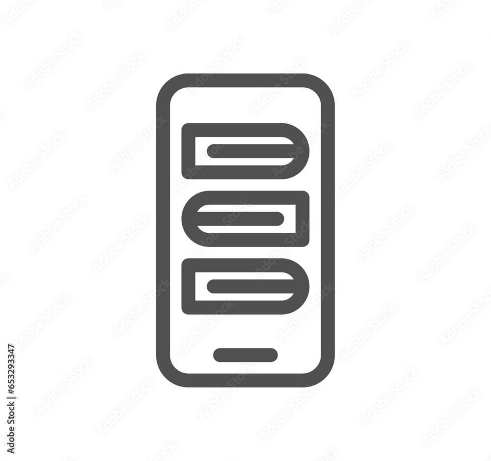 Online education related icon outline and linear vector. Online education related icon outline and linear vector.