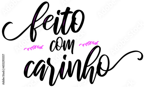 Lettering feito com carinho