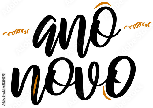 Lettering Feliz Ano Novo