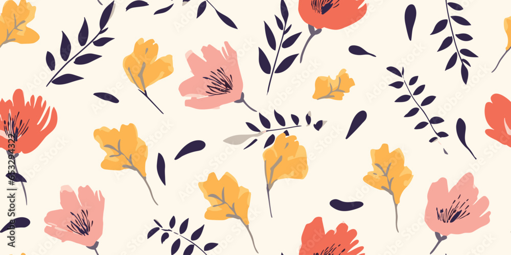 pattern, seamless, floral, flower, vector, illustration, leaf, design, wallpaper, nature, decoration, texture, vintage, art, ornament, element, set, plant, decor, orange, autumn, leaves, silhouette, f pattern, seamless, floral, flower, vector, illustration, leaf, design, wallpaper, nature, decoration, texture, vintage, art, ornament, element, set, plant, decor, orange, autumn, leaves, silhouette, f