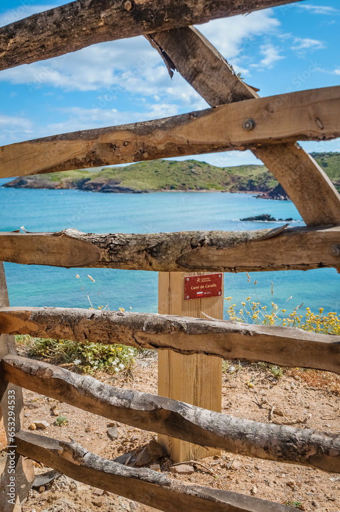 Cavalleria Beach in Menorca, Spain. Cavalleria Beach in Menorca, Spain.