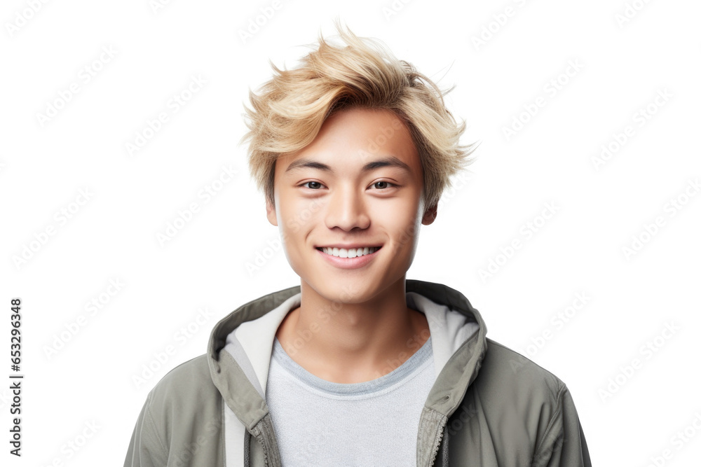 A young man with blonde hair smiling at the camera. This picture can be used for various purposes. A young man with blonde hair smiling at the camera. This picture can be used for various purposes.