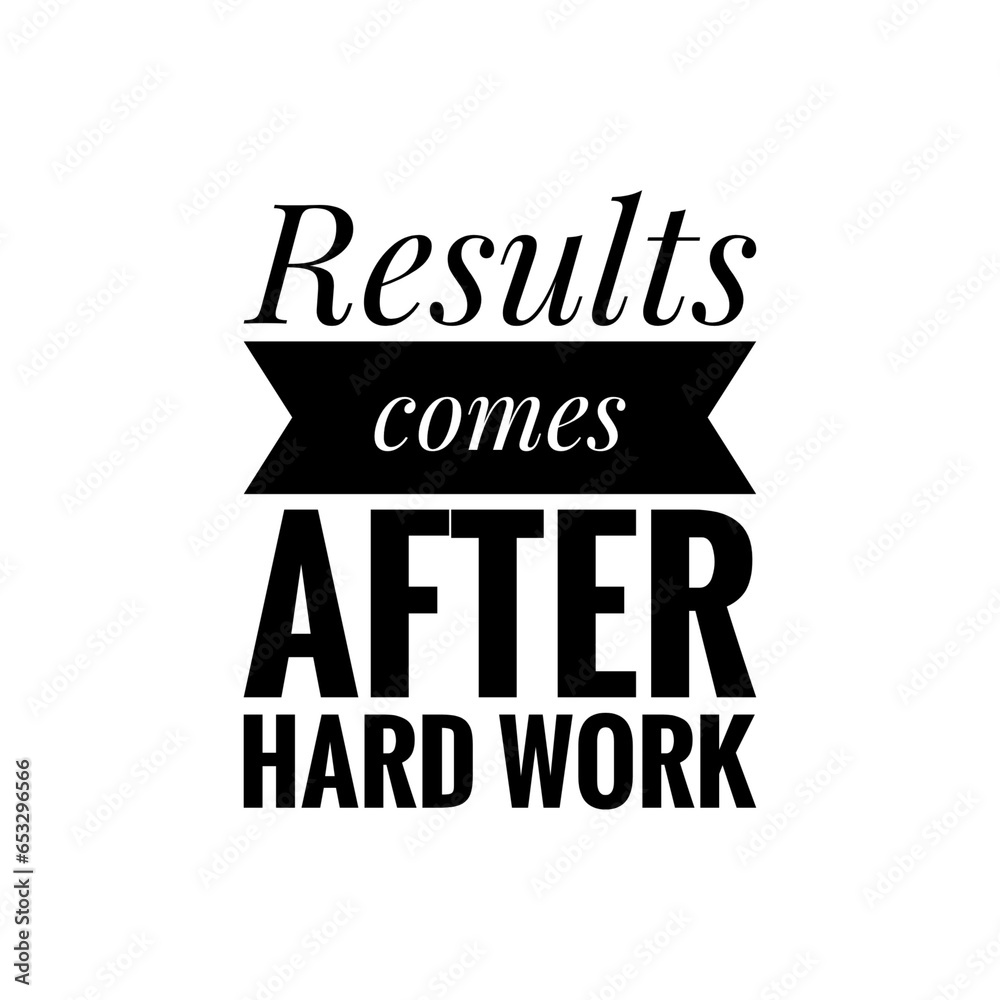 Obraz premium ''Take care yo work hard'' Quote Illustration, Hard-Worker Concept