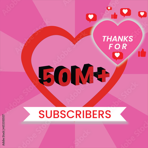 Thanks for 50 million subscriber