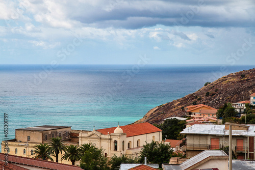 View of the ancient village Marina Di Nicotera, district of Vibo Valentia, Calabria, Italy, Europe