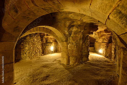 Pontoise; France - march 26 2023 : underground passage photo