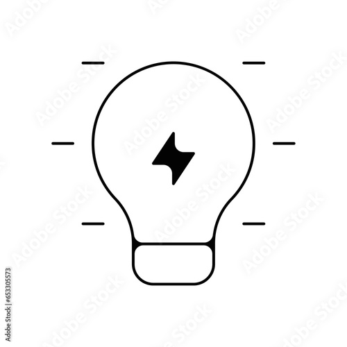 picto logo icones et symbole ecologie ampoule verte idee fin