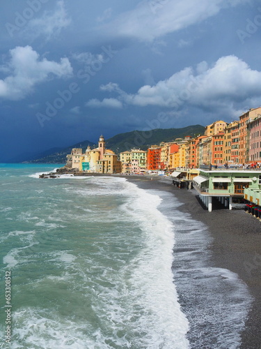 Obraz na płótnie Camogli, en ligurie, italie w salonie