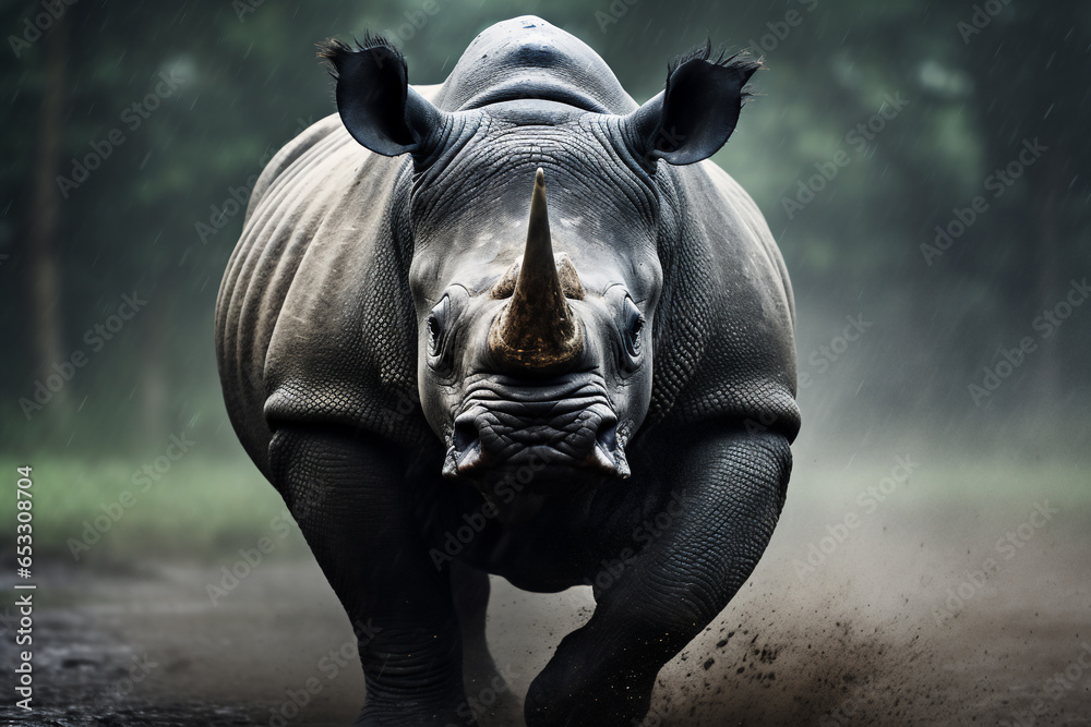 rhino in the wild rhino in the wild