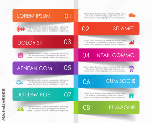 Infographic design template with place for your data. Vector illustration.
