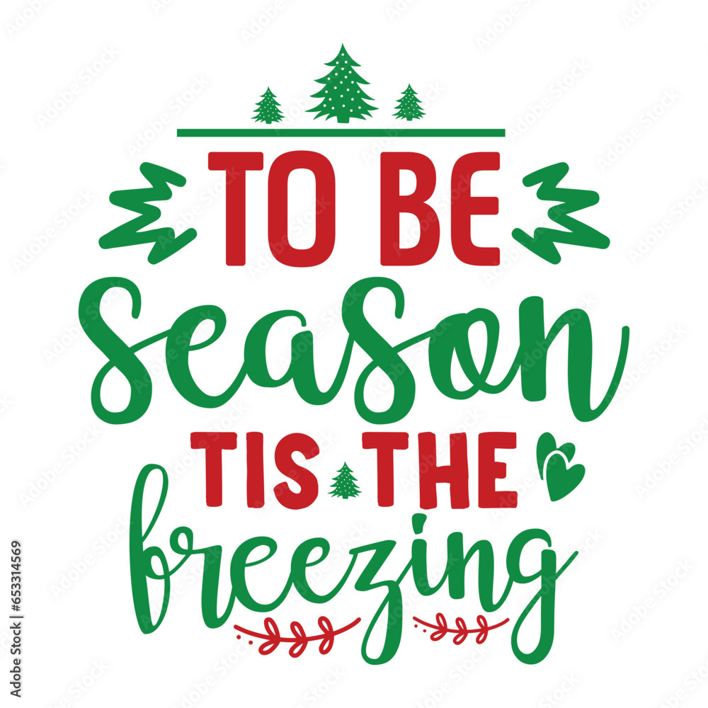 Fototapeta premium Christmas SVG design