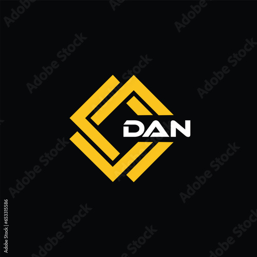 DAN letter design for logo and icon.DAN typography for technology, business and real estate brand.DAN monogram logo.