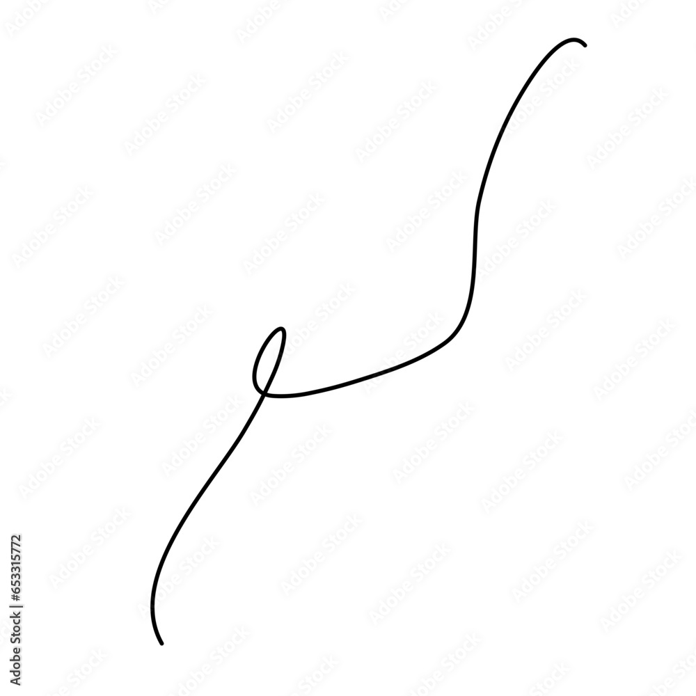 A Strand of Hair Vector A Strand of Hair Vector