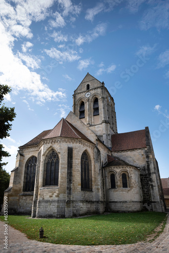 Canvastavla Church of Notre-Dame-de-l'Assomption, a Catholic parish church located in Auvers-sur-Oise, in the French department of Val-d'Oise, France