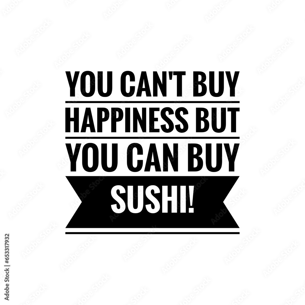 Sushi Quote Illustration