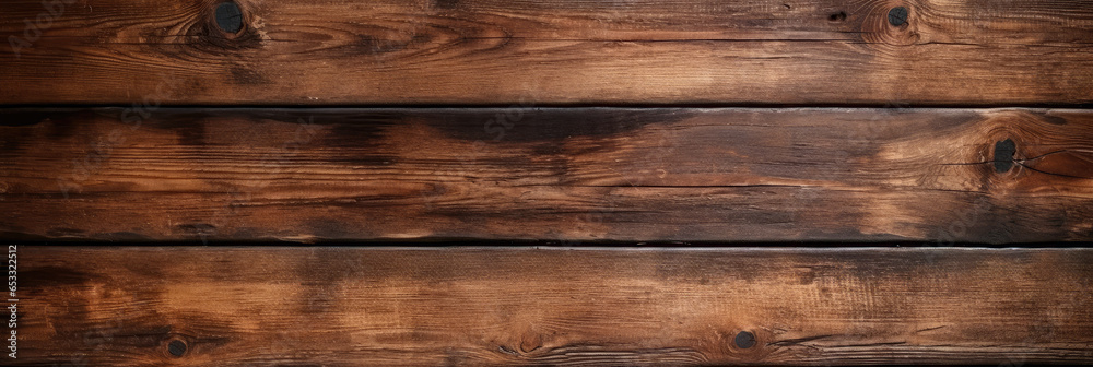 Obraz premium Beautiful aged wood planks background. Generative AI