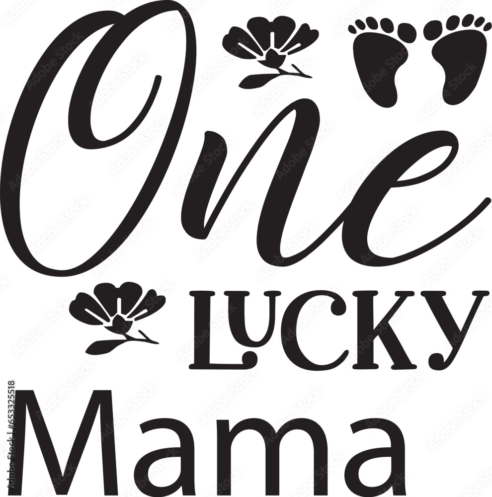 Obraz premium mama svg design cut files