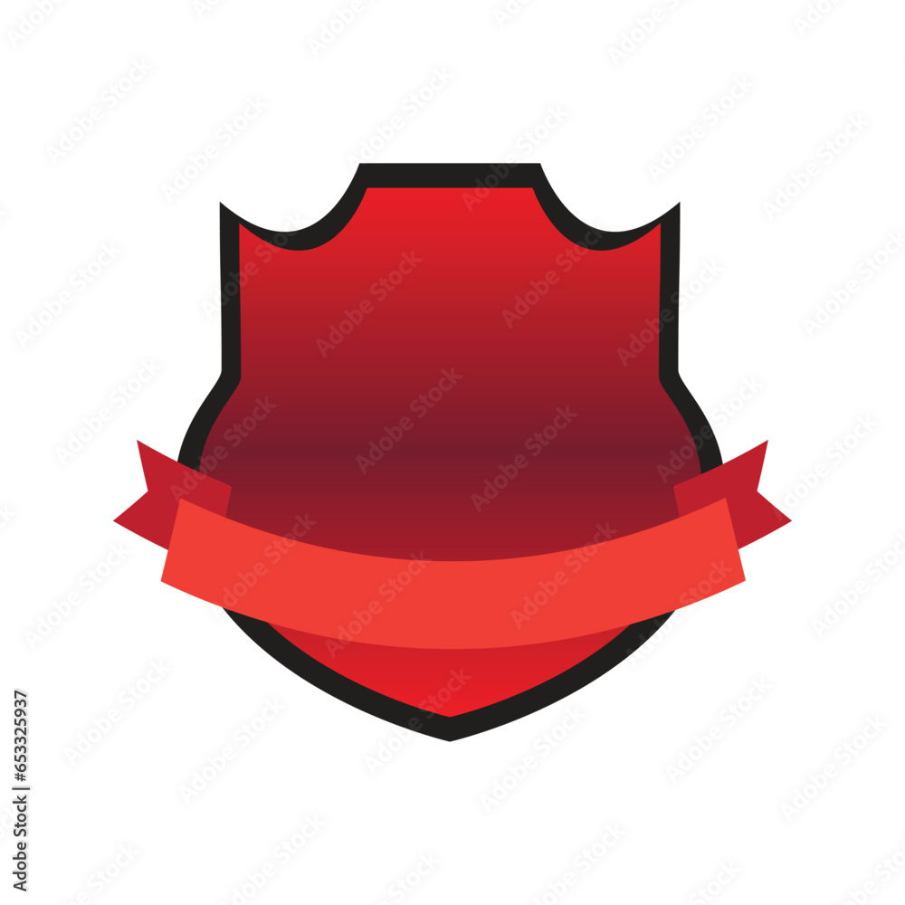 Maroon badge art element or vector, clip art, and symbol. Flat design of badge element concept and simple design for decoration Maroon badge art element or vector, clip art, and symbol. Flat design of badge element concept and simple design for decoration