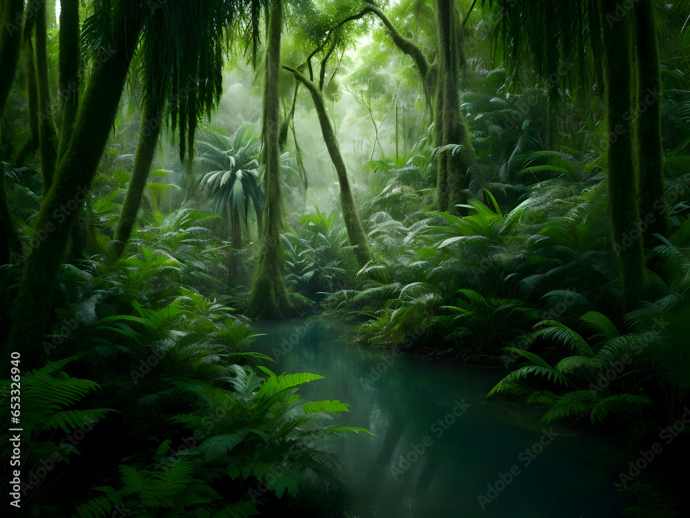 Earth's oldest living ecosystem, tranquil Rainforest