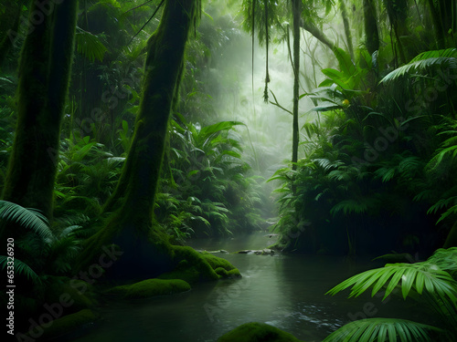 Earth's oldest living ecosystem, tranquil Rainforest