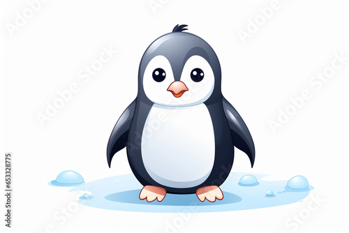 vector design  cute animal character of a penguin © imur