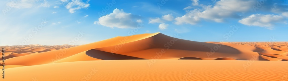 Sand dunes in desert, beautiful landscape Sand dunes in desert, beautiful landscape