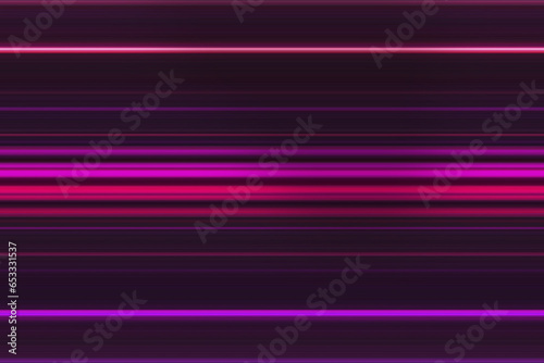 Futuristic neon stripes on black background for 90s wallpaper background.