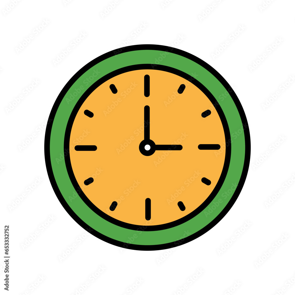 Wall clock, alarm time, fasting watch. Sahoor, sahur, suhoor time for muslim in ramadan kareem, the holy month. Clock, hour, mubarak, time icon. Vector illustration. Design Wall clock, alarm time, fasting watch. Sahoor, sahur, suhoor time for muslim in ramadan kareem, the holy month. Clock, hour, mubarak, time icon. Vector illustration. Design