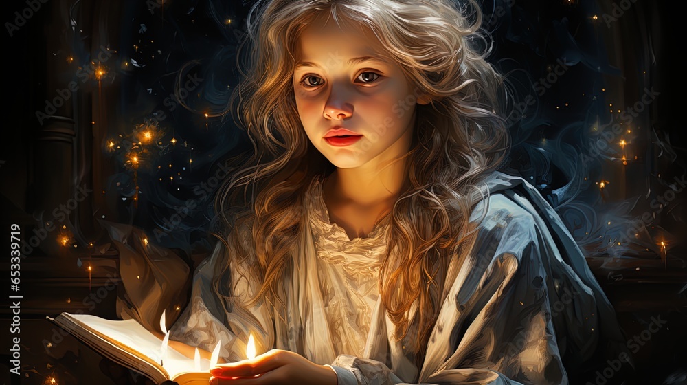 The Christ Child looks down from heaven to earth. Angels sitting on the clouds The Christ Child looks down from heaven to earth. Angels sitting on the clouds