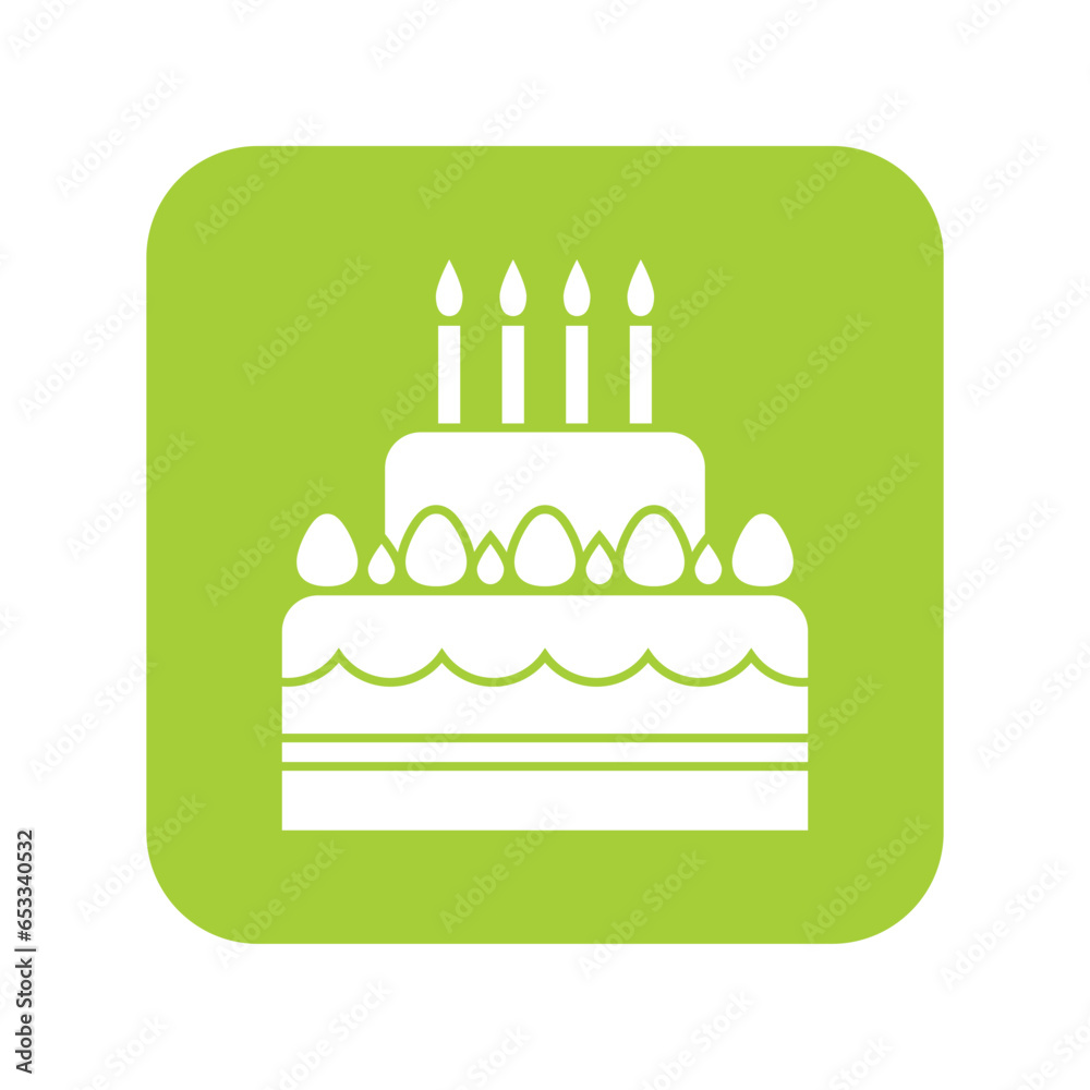 Icon, vector, clip art, and symbol. Icon with a green square shape. Icon, vector, clip art, and symbol. Icon with a green square shape.