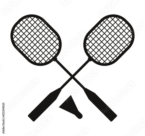 Badminton silhouette