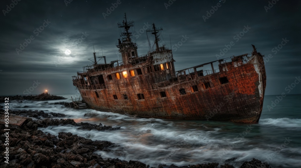 Nightfall Mysteries: The Haunting Shipwreck Experience, Generative AI