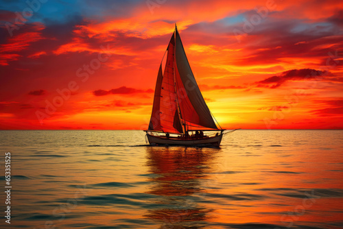 Sailing Serenity: Midnight Voyage