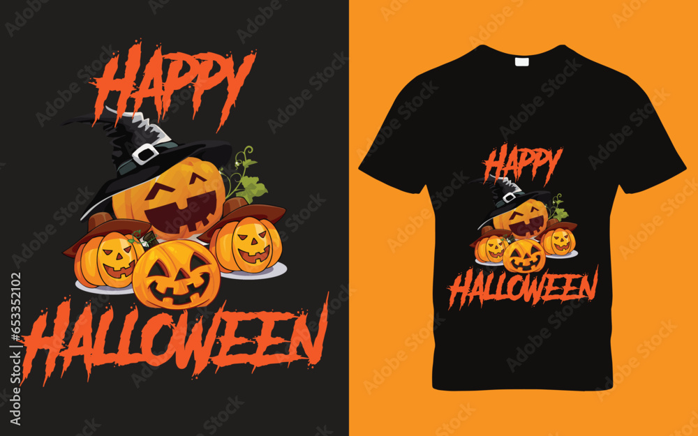 Special Happy halloween t shirt design