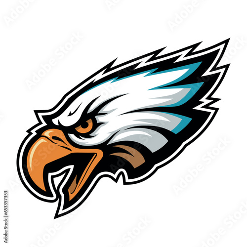 Mascot Eagle Head.vector illustration © дима селиванов