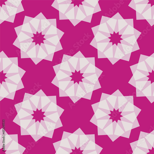 Seamless Abstract Modern Pattern Created from Repetitive Shapes