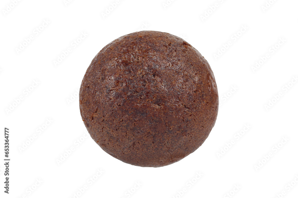 Fototapeta premium cupcake, delicious cupcake with chocolate dough, isolated from background