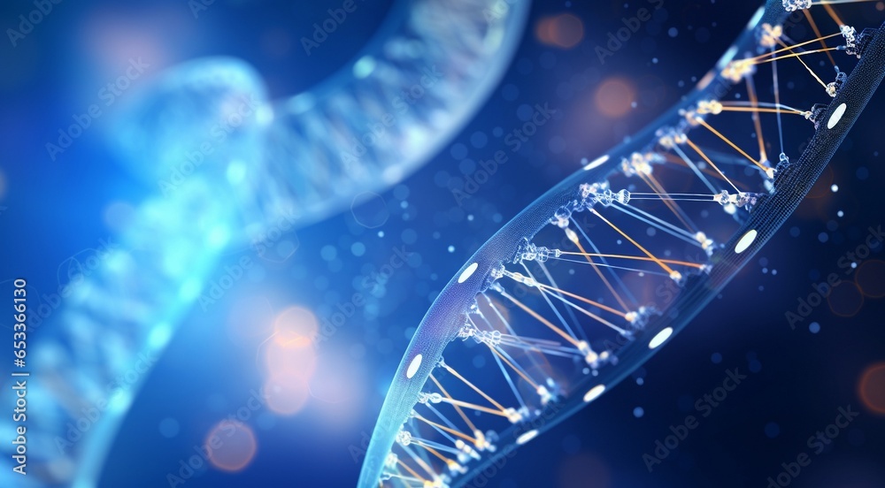 abstract dna background on technology backgrounnd, background with ...