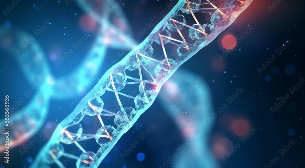 abstract dna background on technology backgrounnd, background with ...