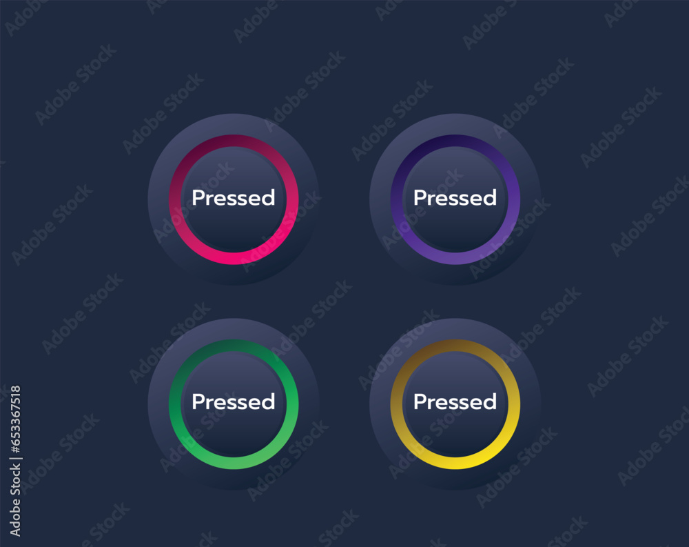 3D Neumorphic Soft UI Design. 3D Bottons. 3D Neumorphic Soft UI Design. 3D Bottons.