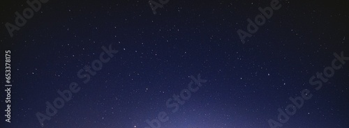 Paysage de ciel étoilé dans les Préalpes d'Azur au lac de Thorenc