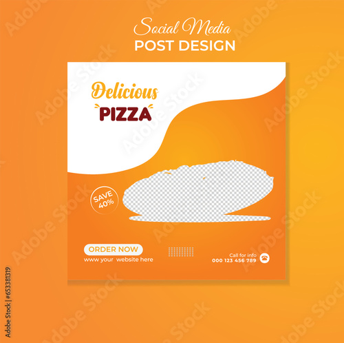 Corporate business social media post  design template