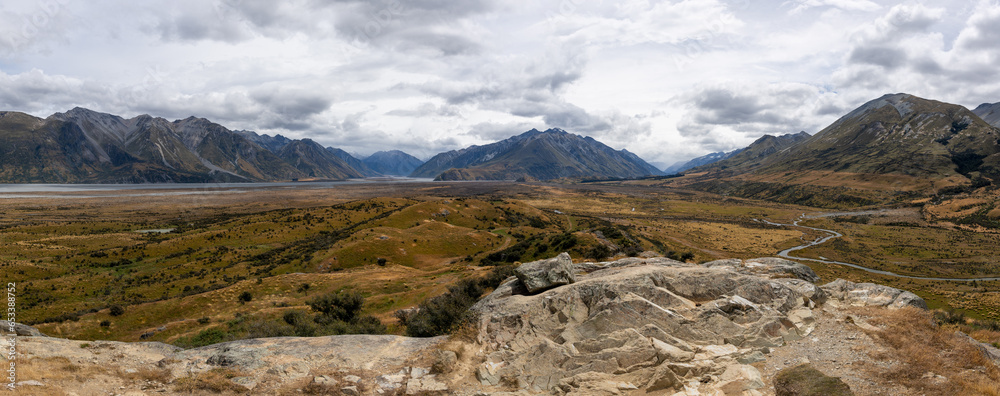 Edoras (Mount Sunday), New Zealand, Lord of the Rings filming location ...