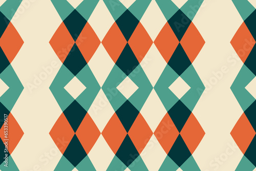 Argyle stripe pattern, wallpaper, background, hand-drawn cartoon Illustrations in minimalist vector style