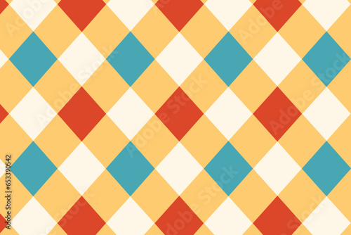 Argyle stripe pattern, wallpaper, background, hand-drawn cartoon Illustrations in minimalist vector style