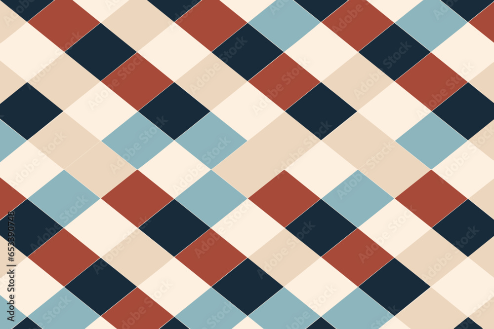 Argyle plaid pattern, wallpaper, background, hand-drawn cartoon Illustrations in minimalist vector style Argyle plaid pattern, wallpaper, background, hand-drawn cartoon Illustrations in minimalist vector style