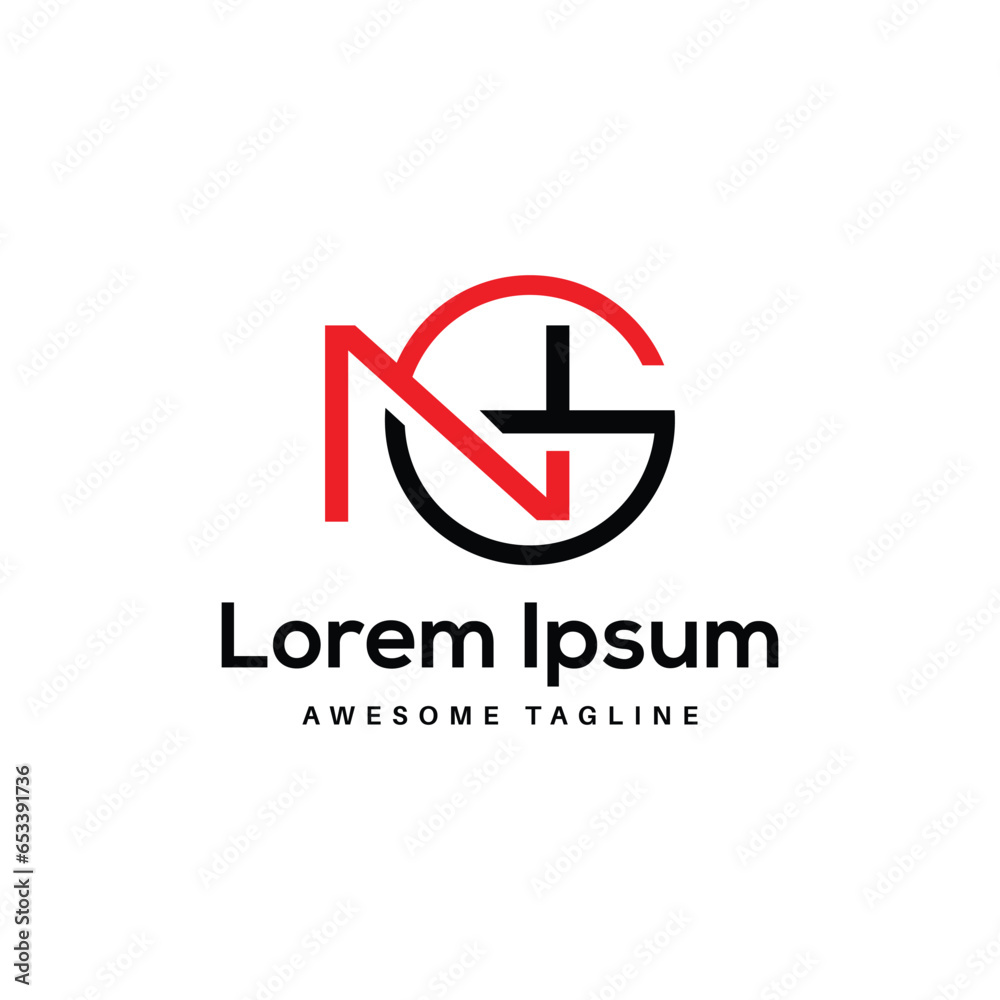 NG letter creative logo design icon NG letter creative logo design icon