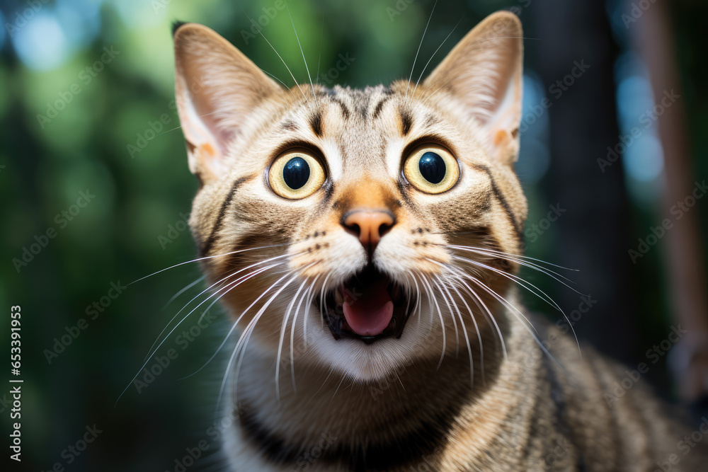 Surprised cat Surprised cat