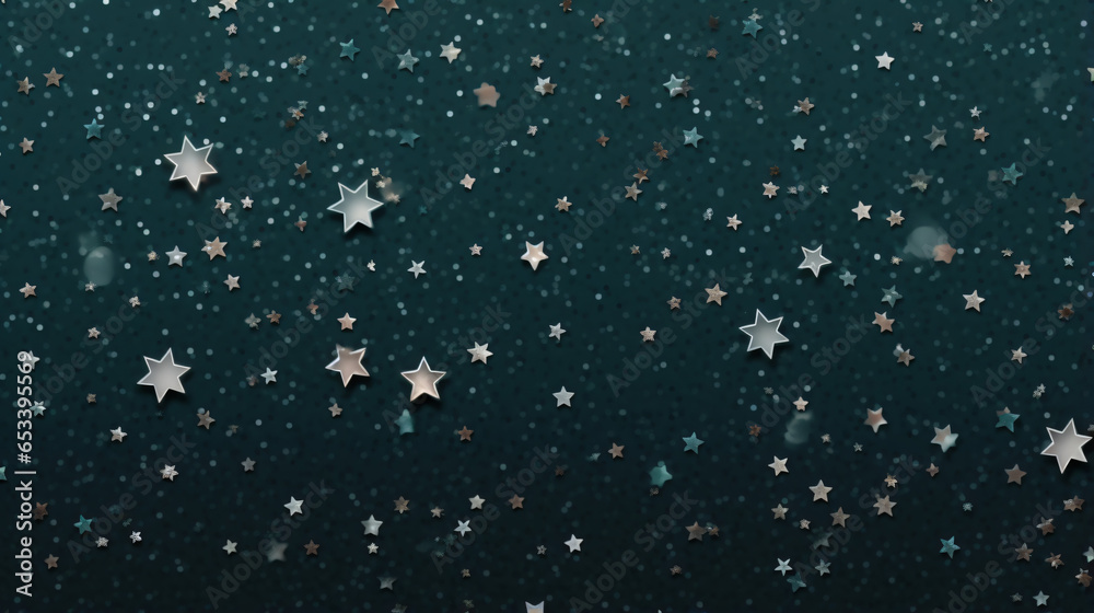 2d stars in the sky background